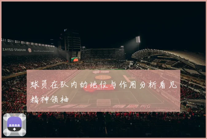 球员在队内的地位与作用分析看见精神领袖